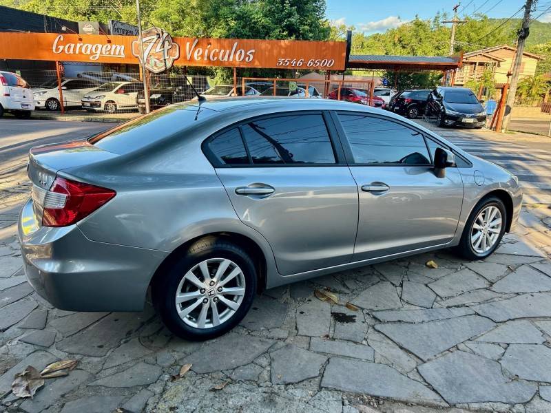 HONDA - CIVIC - 2012/2013 - Cinza - R$ 65.900,00